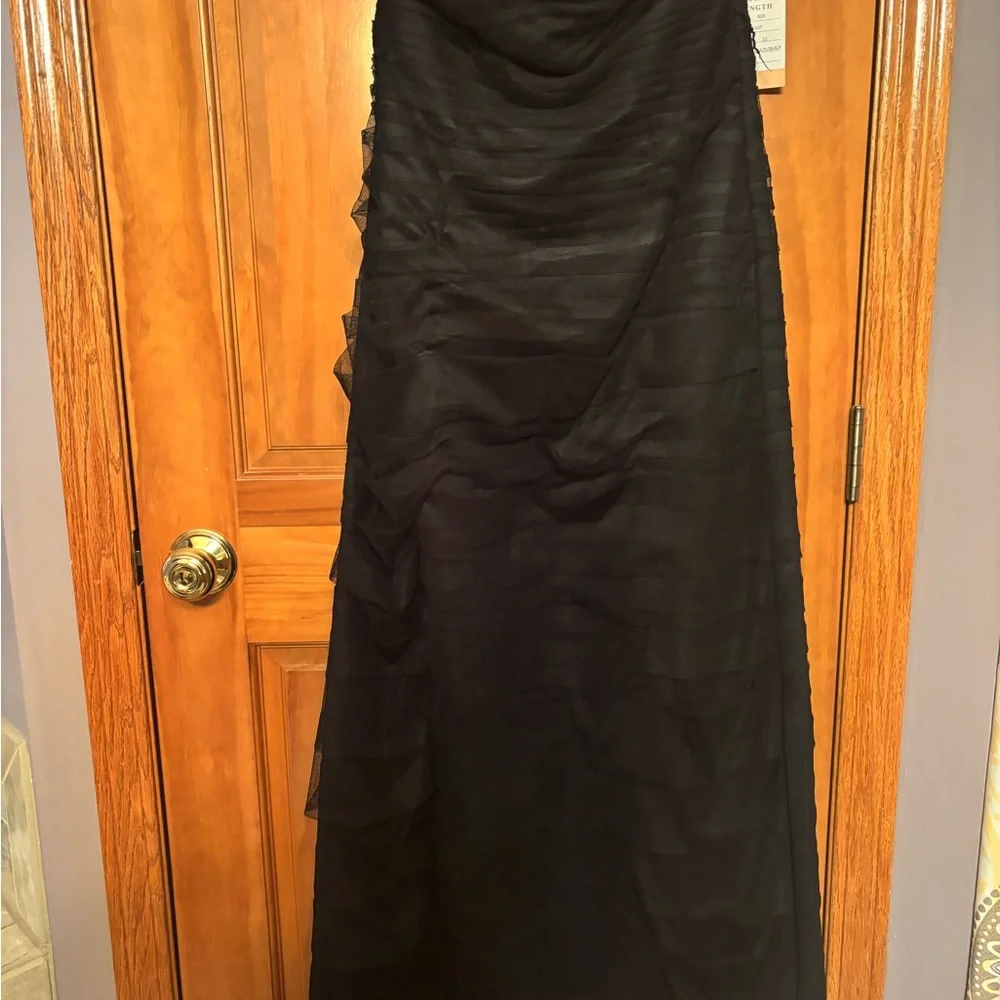 Bill Levkoff Black Strapless Dress - Picture 1 of 5